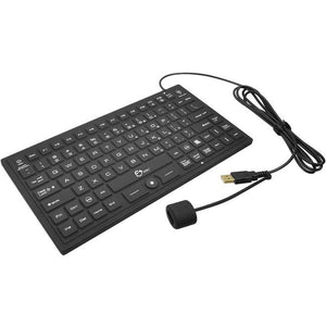 SIIG Industrial/Medical Grade Washable Backlit Keyboard with Pointing Device - sold by Dansons Medical -  manufactured by Dansons Medical
