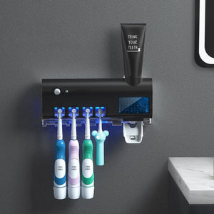 Dansons UV Toothbrush Holder and Toothpaste Dispenser - sold by Dansons Medical -  manufactured by Dansons Medical