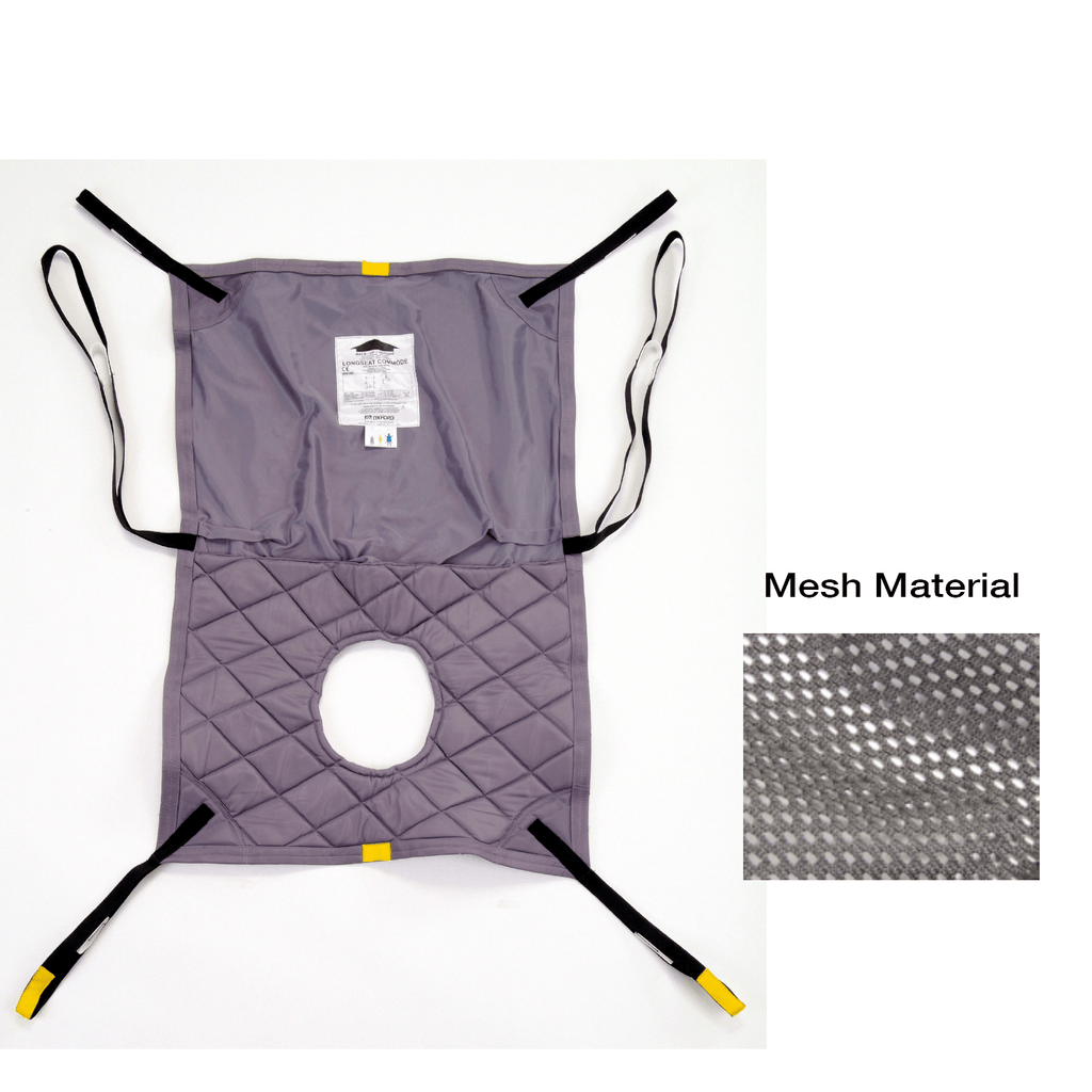 Hoyer Long Seat Mesh Sling w/ Commode Opening - sold by Dansons Medical - Full Body Slings manufactured by Joerns