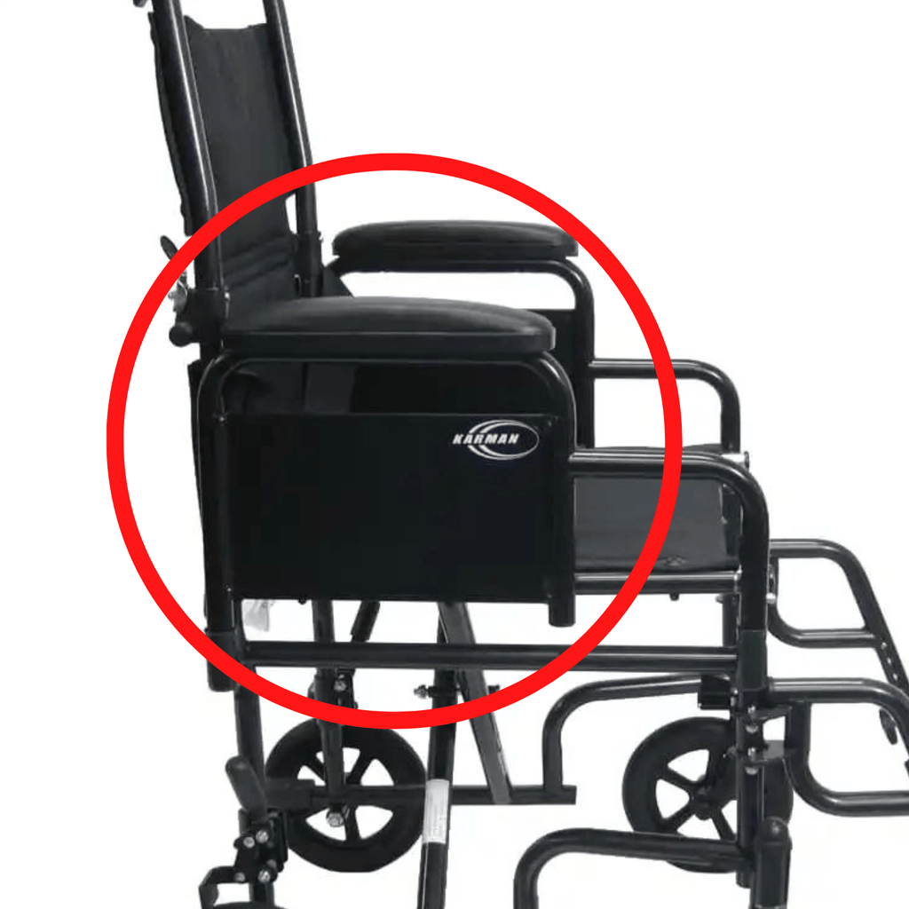 Karman Armrest Assembly for T-2700 Wheelchair - sold by Dansons Medical - Parts manufactured by Karman Healthcare